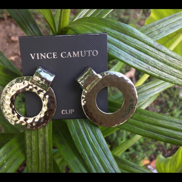 Vince Camuto clip on screw earrings rare find NWT - Picture 2 of 7